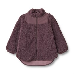 Wheat Teddy Jacket Vema - Winter purple